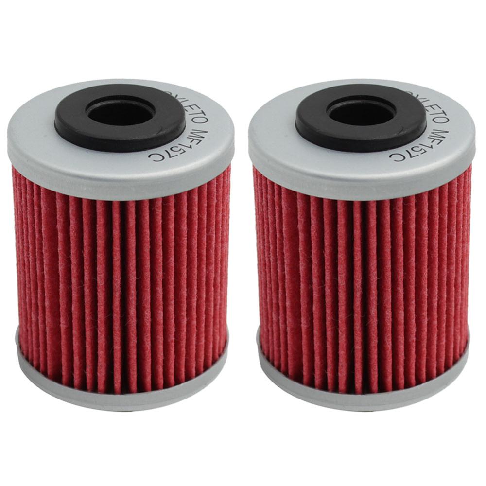 Cyleto oliefilter til ktm 250 exc 250 2002 2004-2005 660 sms 660 2004 540 sxs racing 540 2001-2004 450 xc 450 2004 450 sms 2004: 2 stk-rød