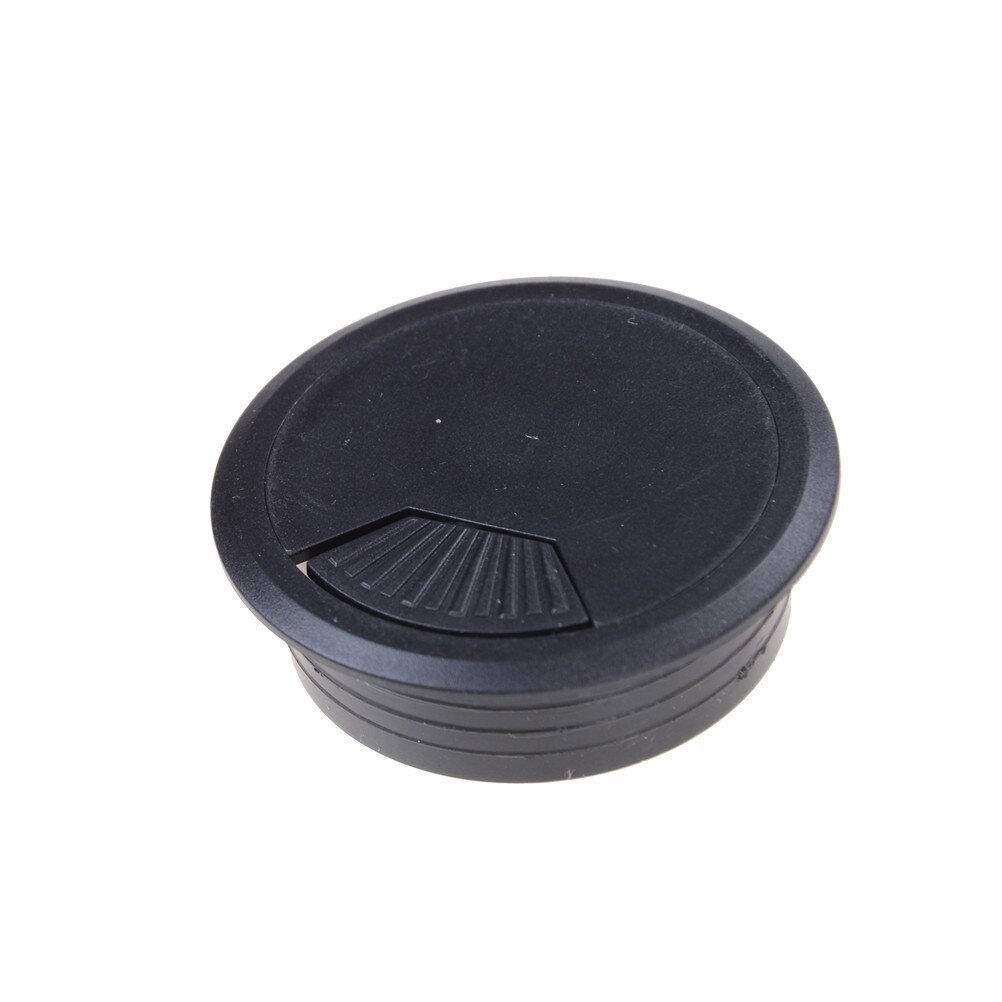 Grommet Table Cable Tidy Outlet Port Surface Wire Hole Cover 60mm Computer Desk: BK