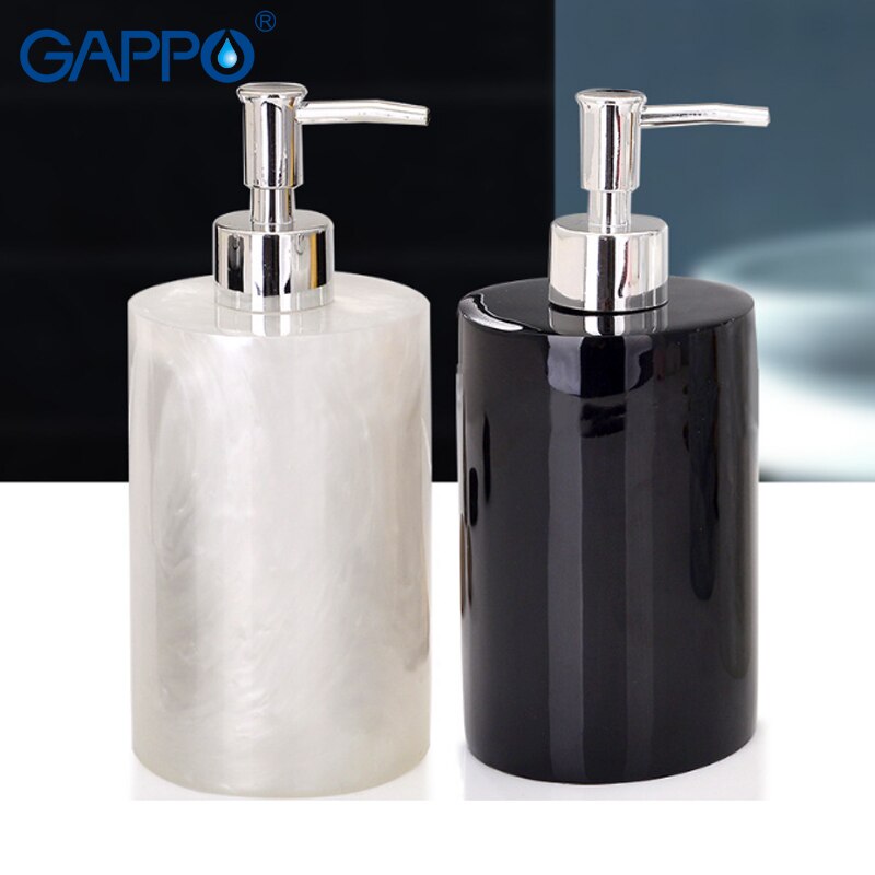 GAPPO liquid soap dispensers Bathroom Resin soap pump Bottle Bath resin accessories liquid soap pumps