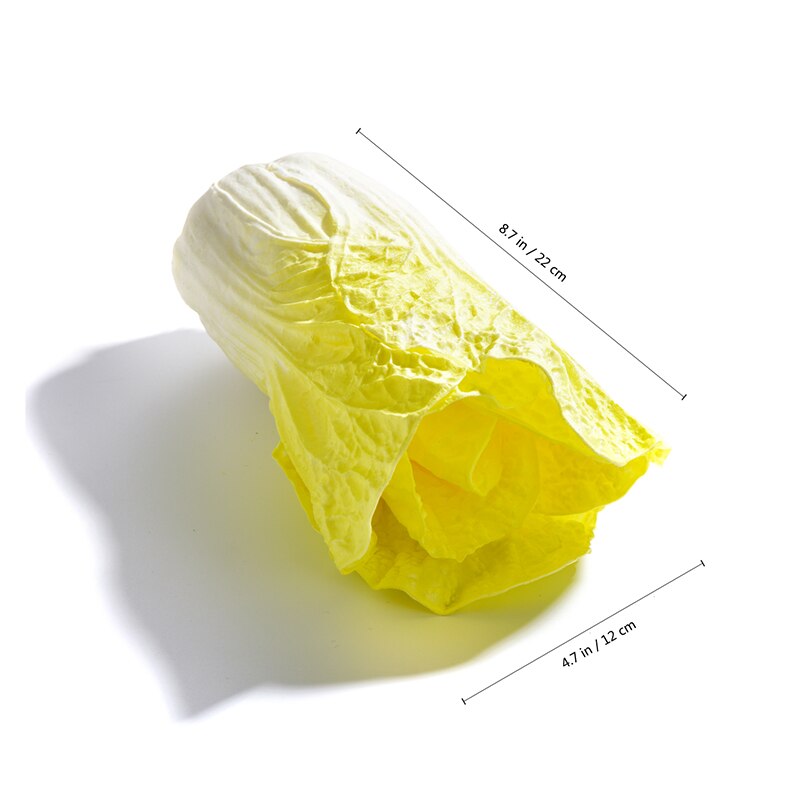 Simulation Vegetables Furniture Decoration Simulation Toys Pepper Cabbage Eggplant Bitter Melon Realistic Furniture Decoration: Yellow