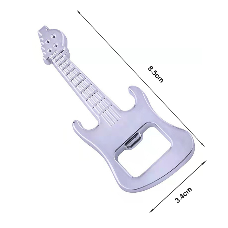 Beer Cap Lifter Metal Beer Keychain Bottle Opener Shark/Guitar Style Kitchen Accessories Wedding Party Favor: E