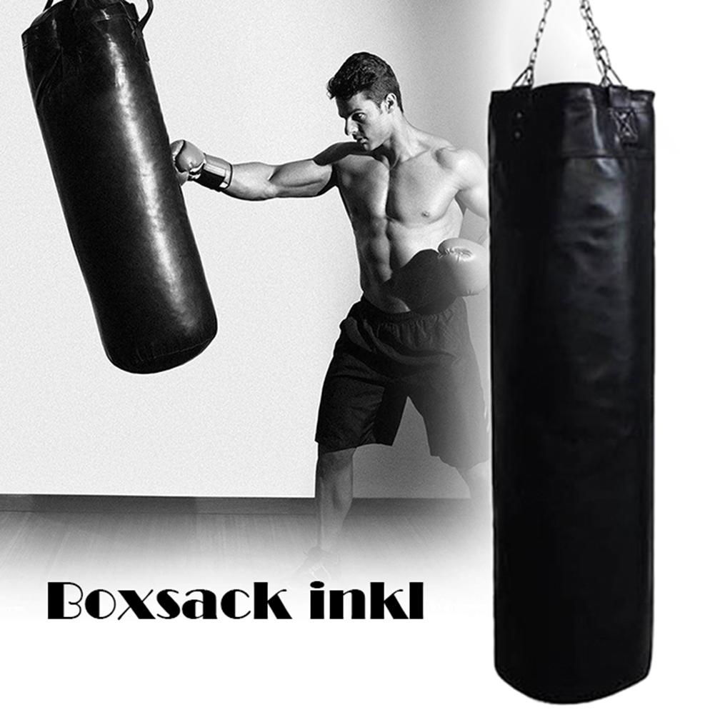 Empty Boxing Sand Bag Sandbag Punch Bag With Heavy Duty Steel Chain Boxing Training Fight Karate Sandbag For Home Outdoors Gym: Default Title