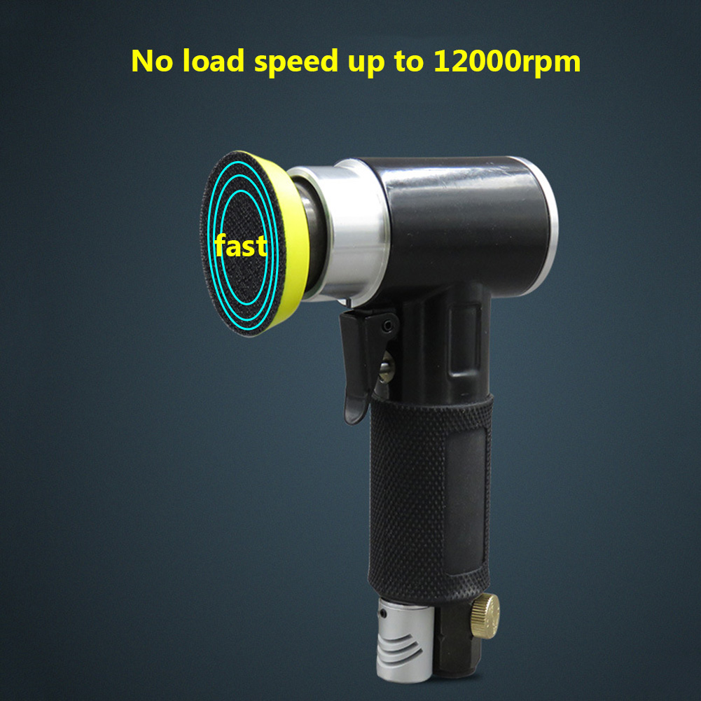 2inch Mini Orbital Air SanderPneumatic Polishing Grinding Machine Air Tools Buffer Dual Action Orbital Polisher for Car