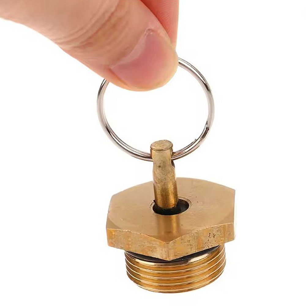 Luchttank-afvoerklep voor vrachtwagens, antiroest, anti-aanslag, luchttank-afvoerschakelaar type 151, koperen plug, schroef, auto-onderdelen