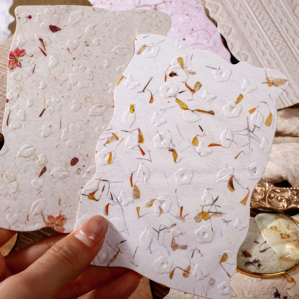 24 hojas de papel para álbum de recortes, adorno, Collage, papel hecho a mano para diario basura, suministros para hacer tarjetas, papel estético para manualidades DIY