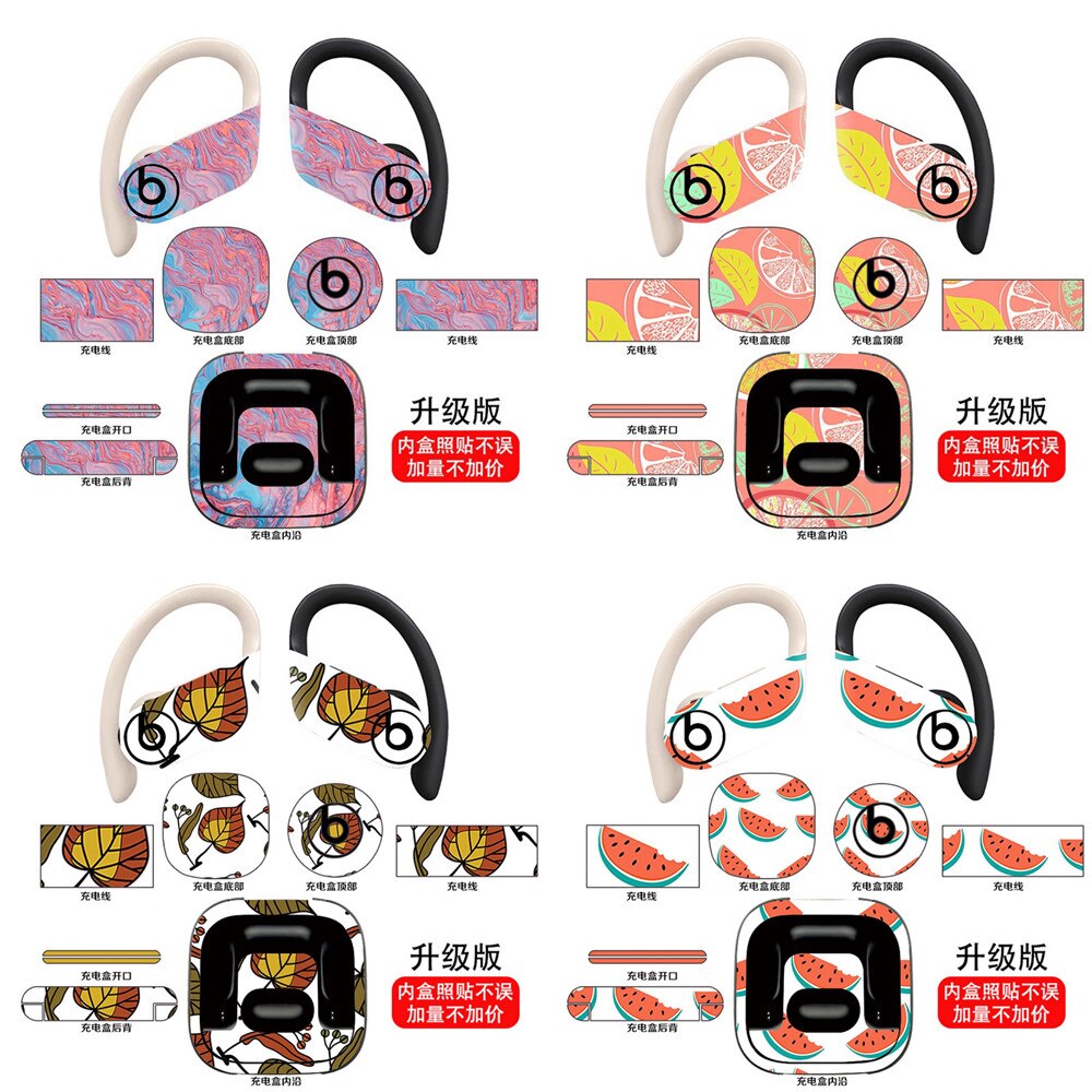 Voor Powerbeats Pro Skin Sticker -Ultra Dunne Decal Bescherming Voor Powerbeats Pro