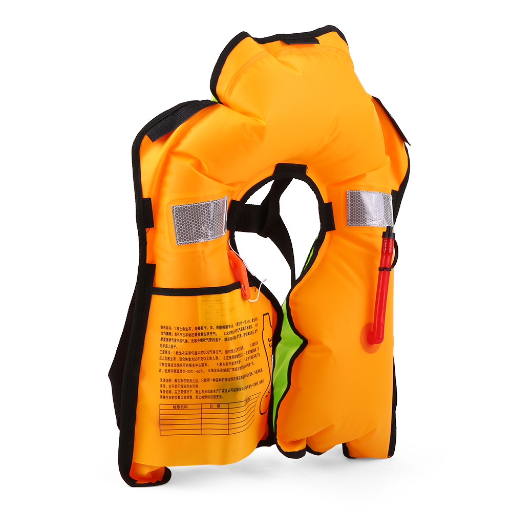 Outdoor Sport Vissen Leven Vest Manual Opblaasbare Reddingsvest Volwassen Leven Vest Watersport Zwemmen Vissen Survival Jas