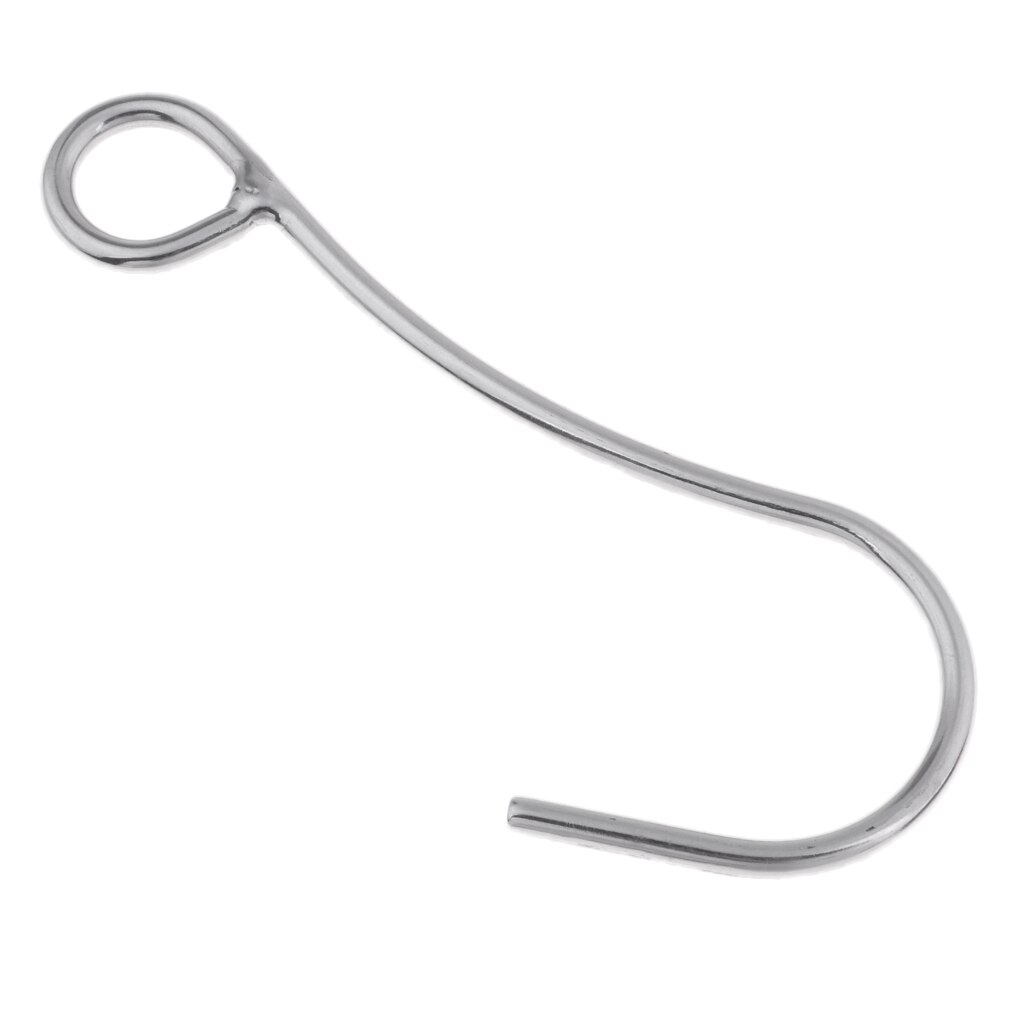 Heavy Duty Stainless Steel Single Reef Hook for Cave Dive Safety Equipment