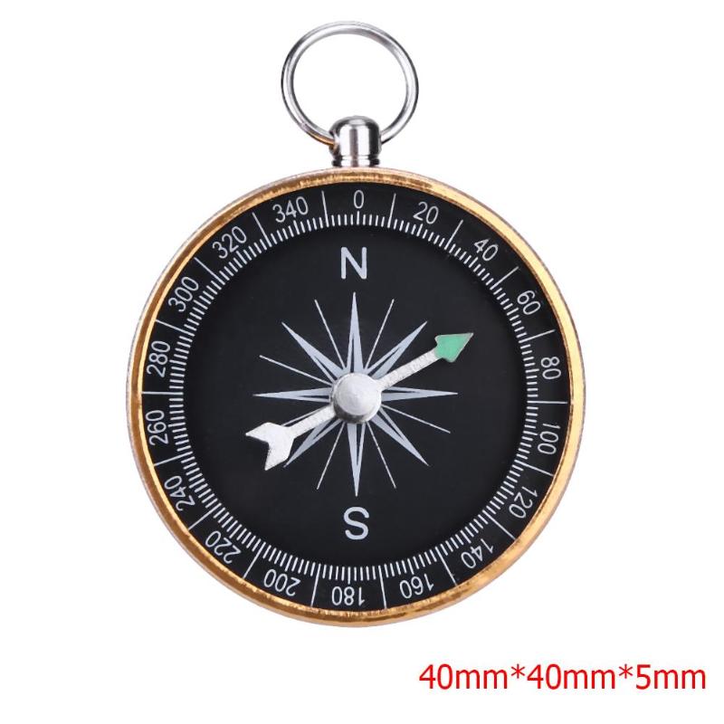 4cm Pocket Mini Hiking Camping Lightweight Aluminum Outdoor Emergency Compass Navigation Wild Outdoor Tool mulit Compass Tool