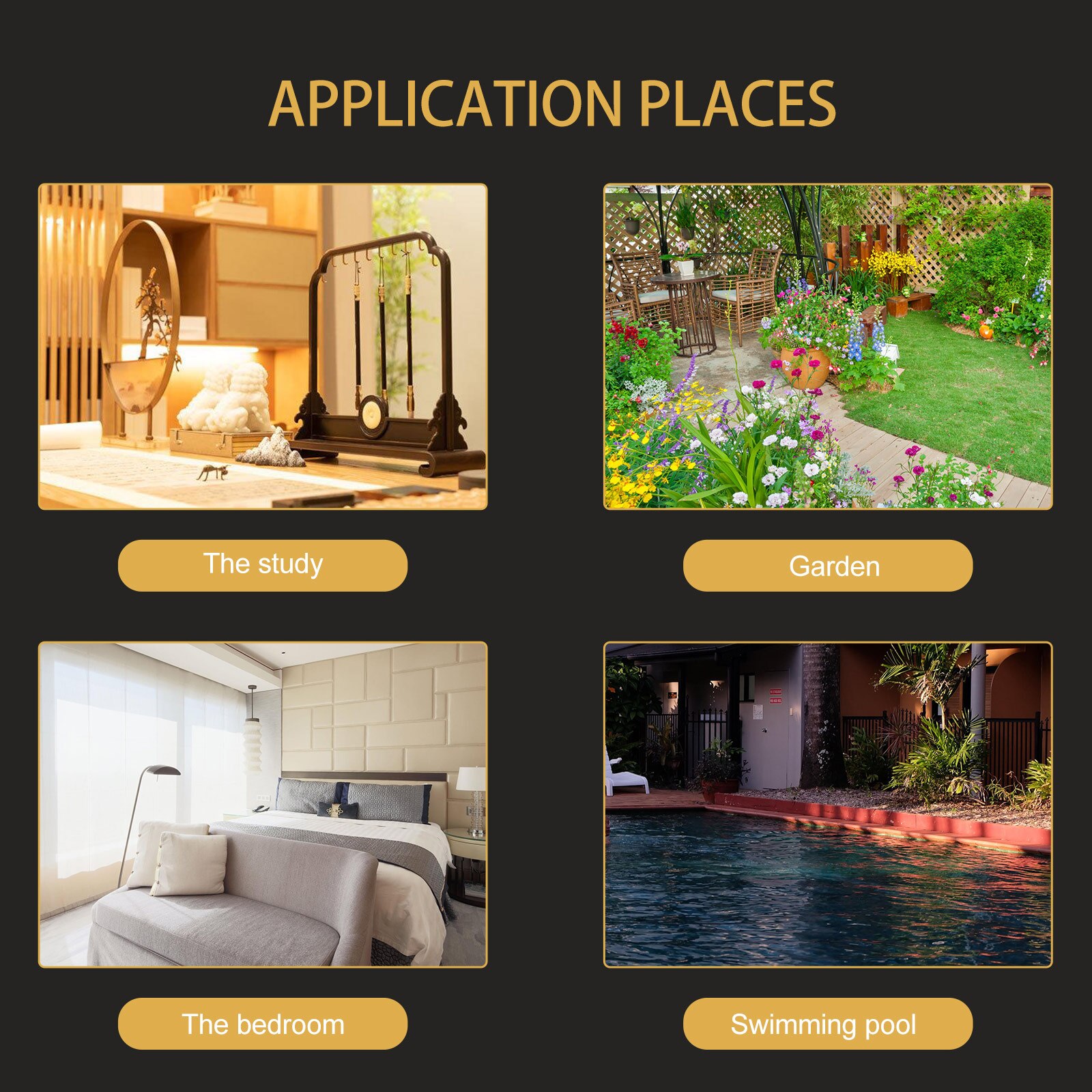 Ramadan Candle Lantern LED Night Lamp Ramadan Layout Night Lamp Desktop Light Decor