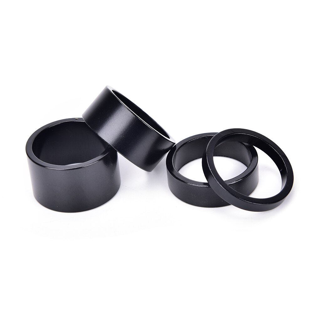 Alumiinihaarukka aluslevy metalliseos kuulokkeet varsi spacer maantiepyörä 4 kpl/setti 5/10/15/20mm 28.6mm korkki mtb pyöräilyyn