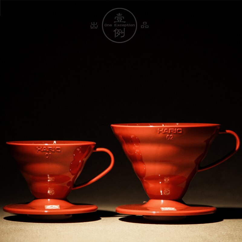 Japan Hario filter cup Hario V60 resin drip filter cup hand punch coffee punch cup VD-01/02 coffee tool