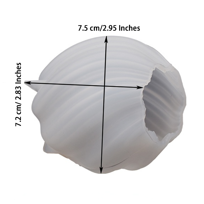 Gemos Molde de silicona geométrico 3D para velas, moldes de silicona con forma de ondas para velas, molde de jabón DIY, Molde de resina, molde de yeso: Verde claro