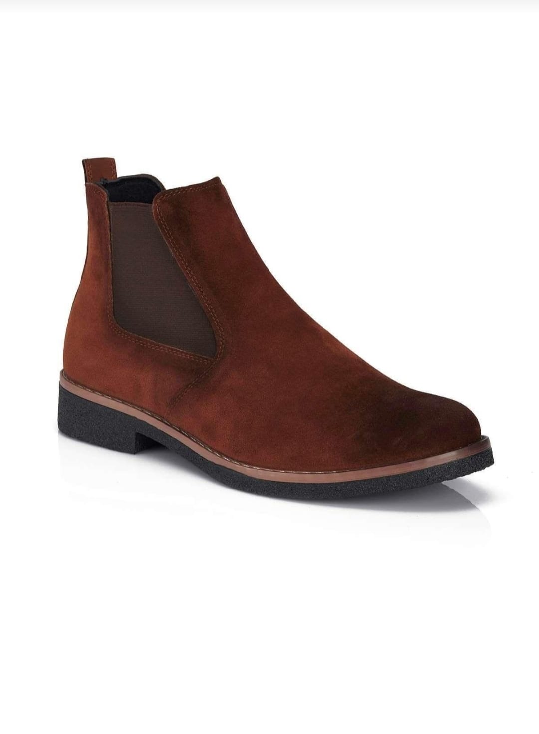 Bottes Tucci En Cuir Dark Brown Taille 41 – Fabriquées En Italie, Unisexe, Bottines Riding à Fermeture éclair