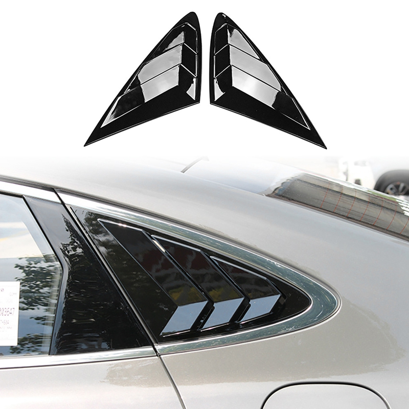 Car Rear Window Louver Shutter Cover Trim for Hyundai Sonata DN8 Window Side Vent Trim