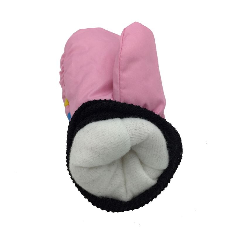 Gants de Ski épais et chauds pour enfants | Gant d'hiver pour garçons et filles à imprimé géométrique, gant coupe-vent pour 5 à 9 ans