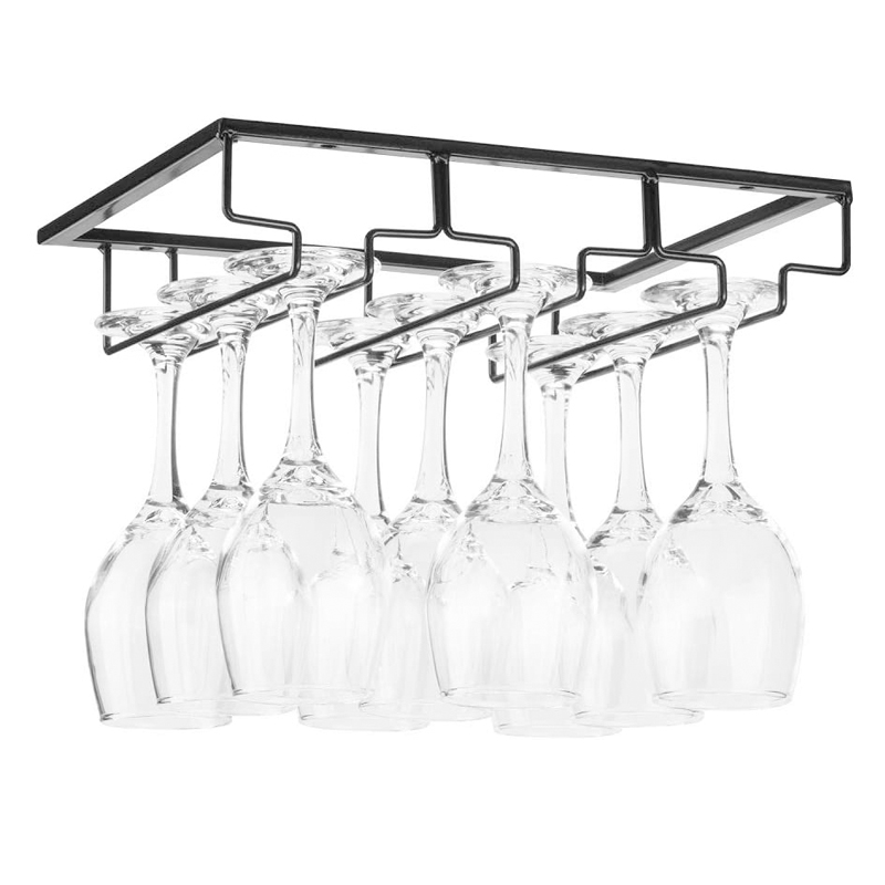 Wine Glasses Holder Stemware Hanging Rack Under Ca... – Vicedeal