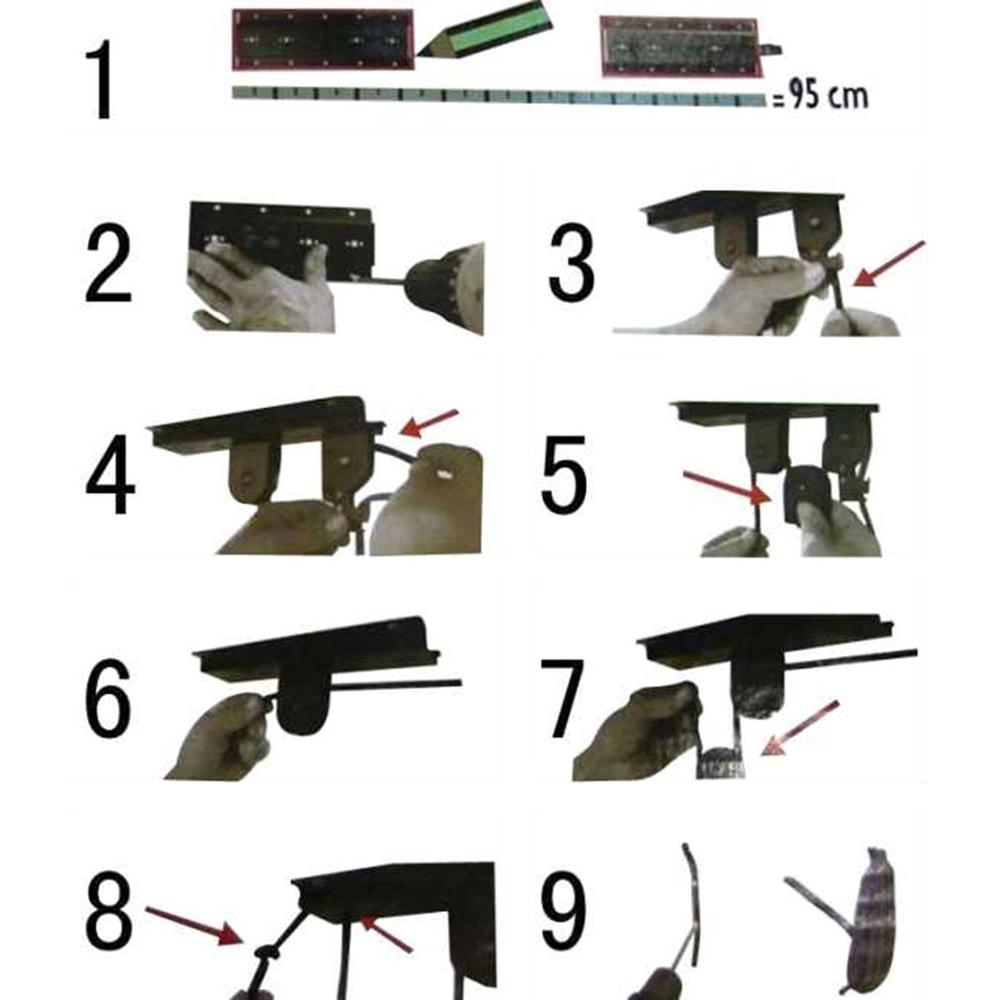 Kayak Hoist Canoe Boat Bike Lift Pulley System Garage Ceiling Storage Rack Bicycle Rack With 15M Rope Capacity Max Load 60KG