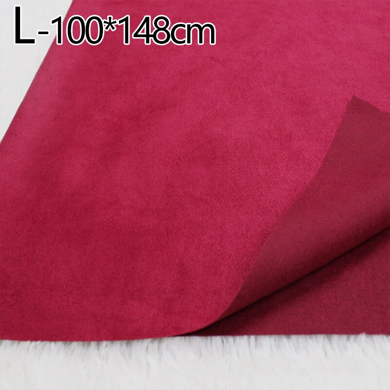 Tissu en Faux cuir suédé synthétique imperméable, 100x148cm, pour vêtement, bricolage, matériel de couture: 12