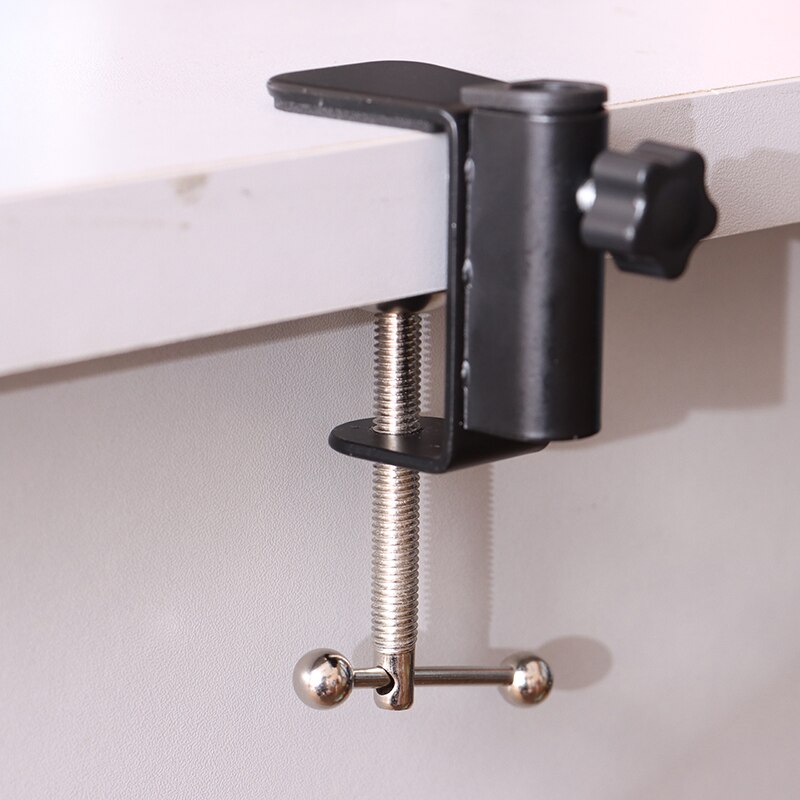 Cantilever Bracket Clamp Holder Desk Lamp Clip Fittings Base Hose for Mic Stand