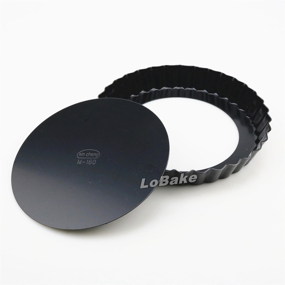 6 inches loose-bottom nonstick round flower wavy side pie pan pizza stone pancake cheesecake mold for DIY bakery accessories