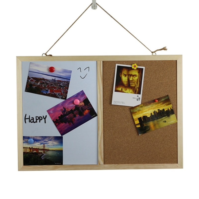 Whiteboard Drawing Message Cork Board Wood Frame Whiteboard Drawing Boards Combination Bulletin Magnetic Marker Board