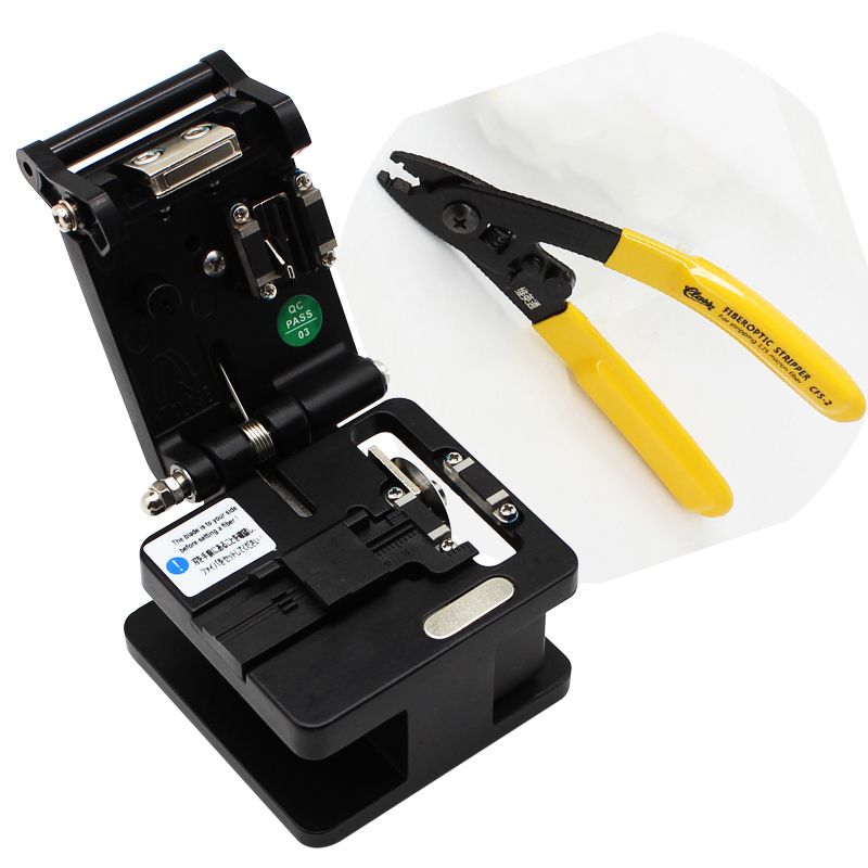 China fiber cleaver fiber cleaver fiber cleaver high precision automatic fiber cleaver cold welding tool: Double pliers