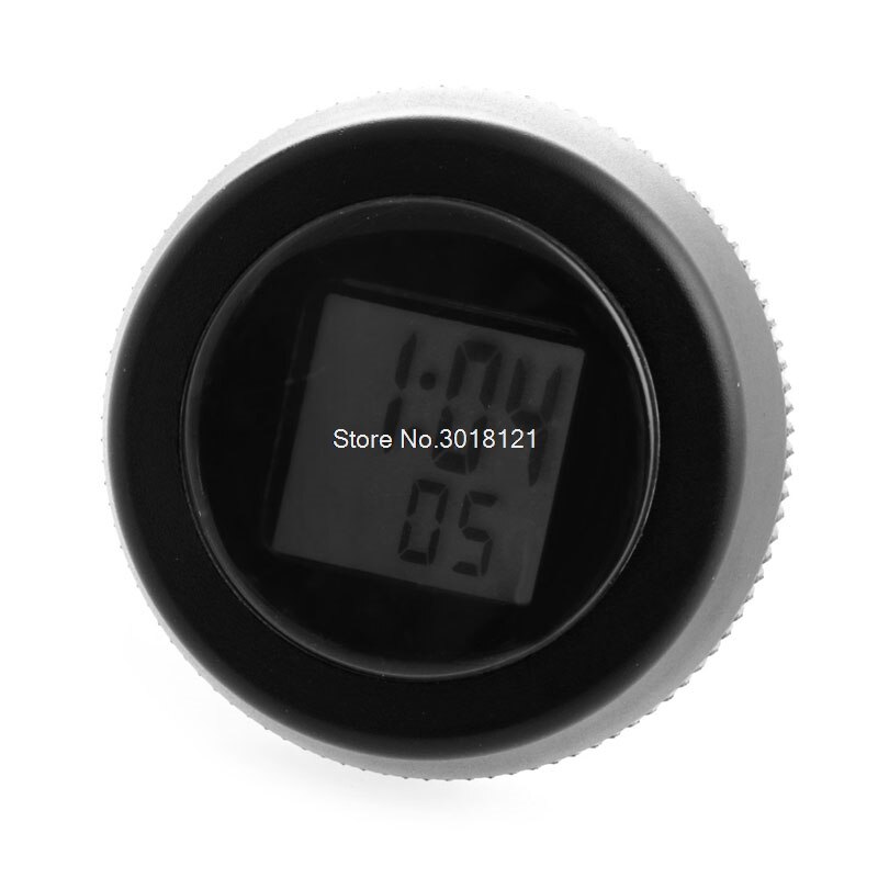 Universele Waterdichte Digitale Fiets LCD Fietsen Stopwatch Fietsen Klok: Black