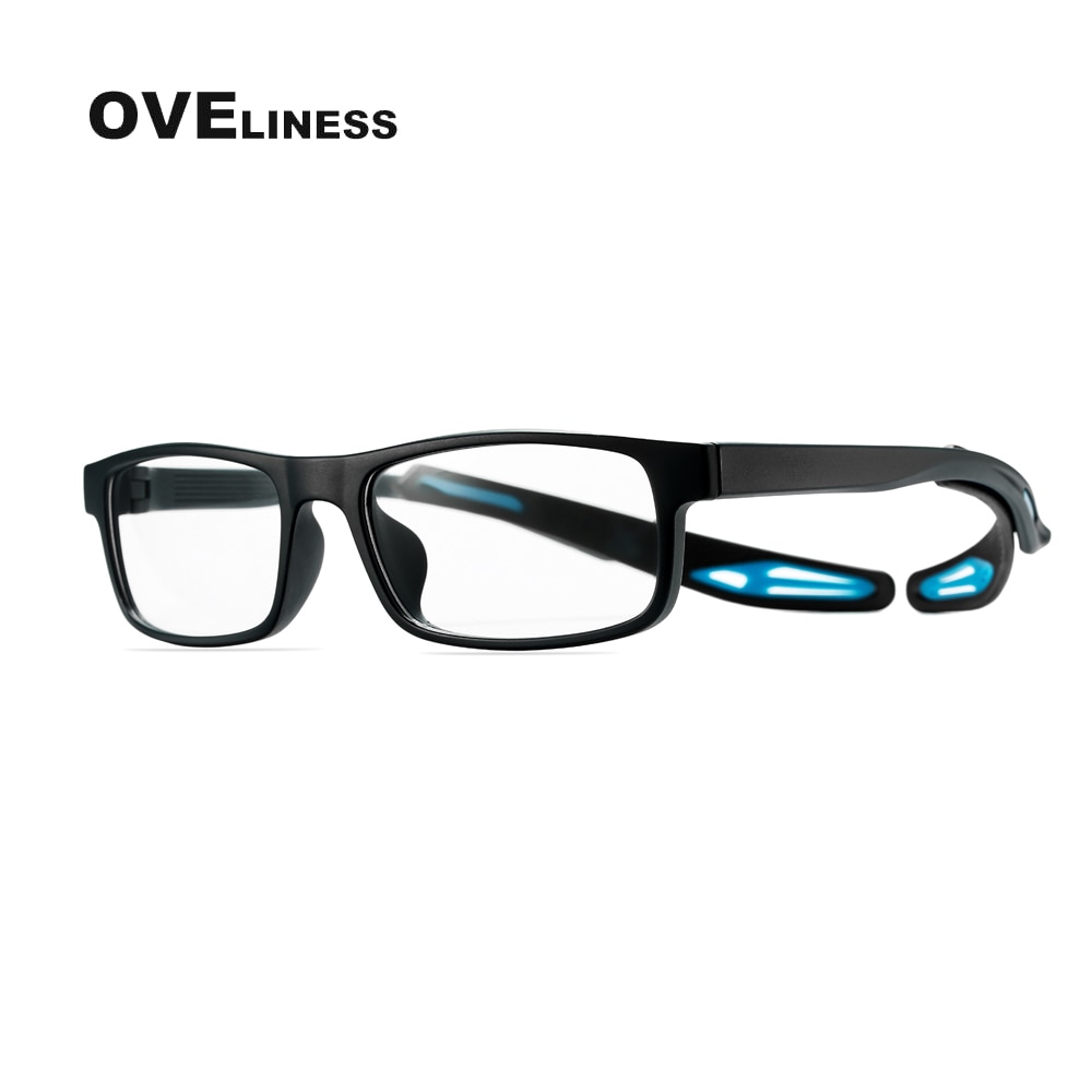 Sport Glasses Frame Men Optical basketball men's eyeglasses frames Myopia Prescription glasses tr90 eyewear Spectacles: c004