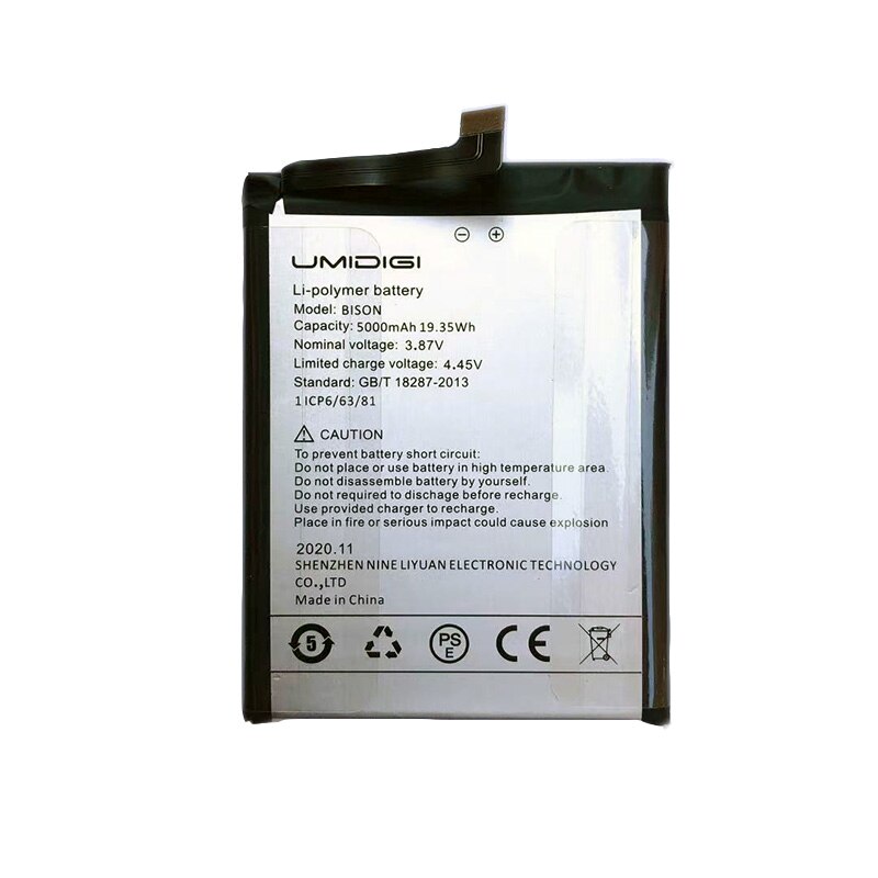 Roson – batterie pour UMI Umidigi BISON 5000mAh, pièces de rechange, accessoires de téléphone, accumulateurs avec outils, nouveauté 100%