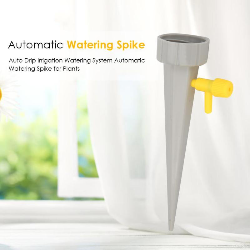 12 stuks automatische watergeefsystemen met spikes, automatische druppelirrigatie voor kamerplanten, bloemen, huishoudelijke watergeefsystemen, flesdruppelirrigatie