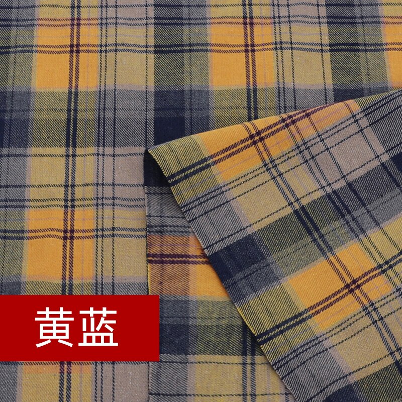 145cm*50cm Grinding Wool Plaid Shirt Fabric JK Clothing Skirt Jacket Pants Household Cloth Fabric DIY Apparel Sewing &amp; Fabric: 004
