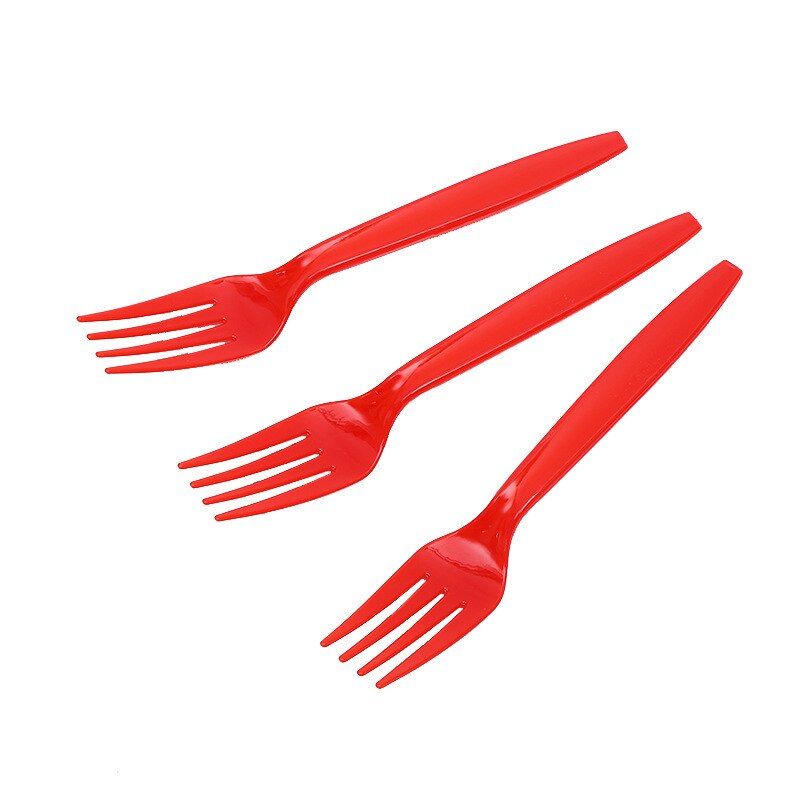 Watermeloen Feestartikelen Wegwerp Servies Set Platen Servet Cup Knifves Vorken Lepel Verjaardagsfeestje Baby Shower Decoratie: forks 10pieces