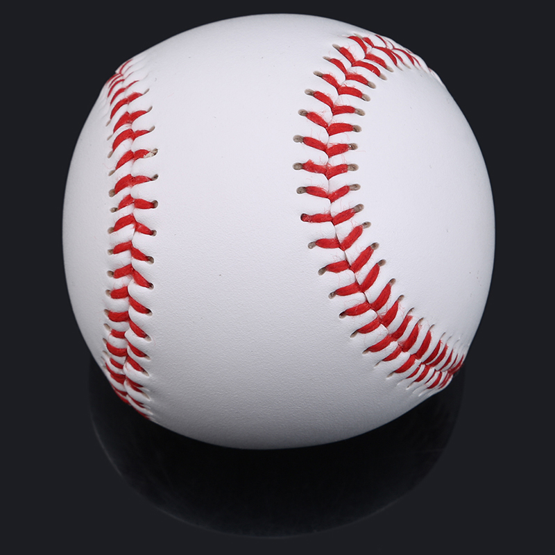 Handgemachte Baseballs PVC Oberen Gummi Innere Weiche Baseball Bälle Softball Ball Training Übung Baseball Bälle