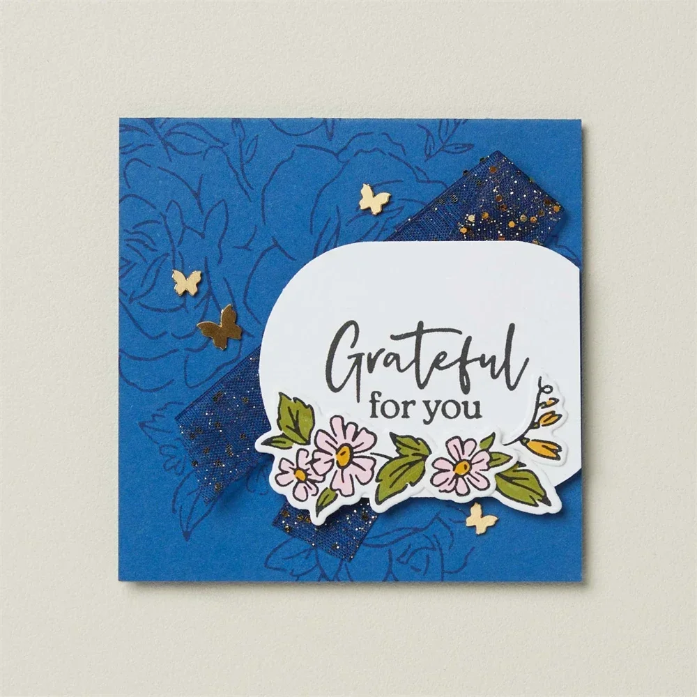 Casita de pájaros campestre, cielo aventuroso inspirador Snapdragons, sellos y troqueles transparentes para manualidades DIY, tarjetas, álbum de fotos, álbum de recortes