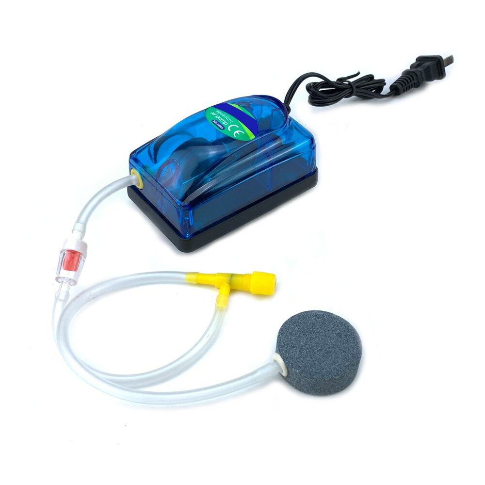 3w 5w Aquarium pompe à oxygène Air Mini compresseur unique Aquarium pompe à Air Double aérateur poisson Aquarium Accessorios 220v-240v