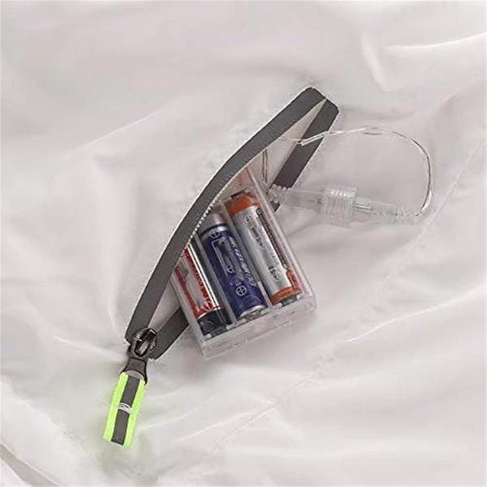Hommes femmes veste lumineuse Streetwear fermeture éclair colorée veste rougeoyante Led coloré vêtements lumineux en plein air manteau d'équitation