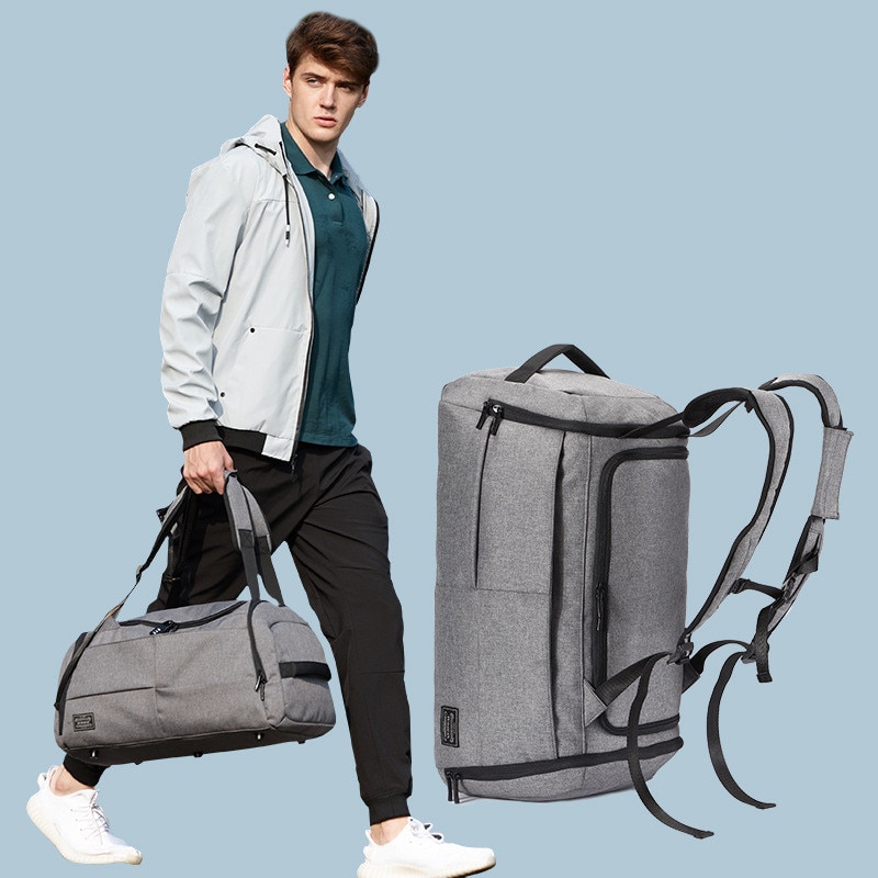 Mannen Reistas Anti Diefstal Wachtwoord lock Waterdichte Schouder Weekend Reizen Plunjezakken Grote Capaciteit Handbagage Tas