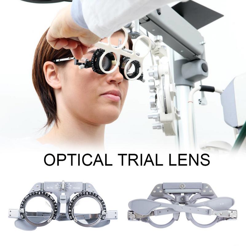 Top Optical Optometry Opthalmic Adjustable Trial Frame Optical Trial Lens Frame PD 54-70mm Pure Titanium Optical