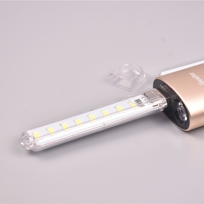 Фонарик Mini USB Gadget LED Libro de La Luz luces DC5V 8 LEDs de ordenador portátil noche USB Gadget iluminación para PC portátil