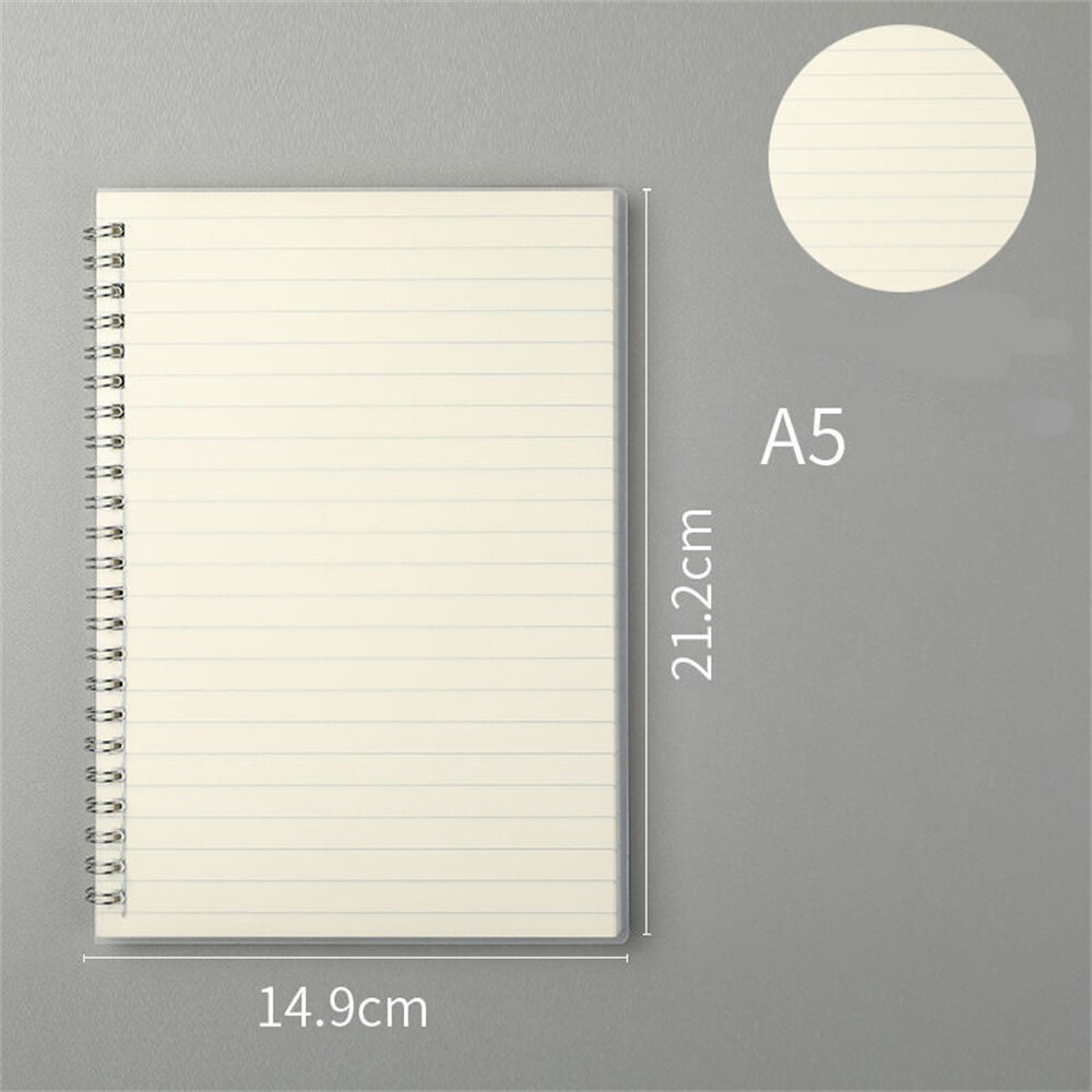 2022 A5 B5 A4 Notebook Notebook Student Eye Protection Coil Book Hand Ledger Business Meeting Student Notebook: A5 horizontal line