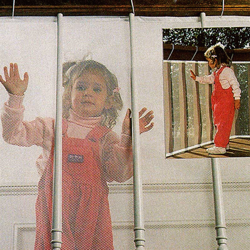 2/3m baby gjerder for barn baby gjerde fortykning småbarn barnesikringsnett sikkerhetsport balkong trapp