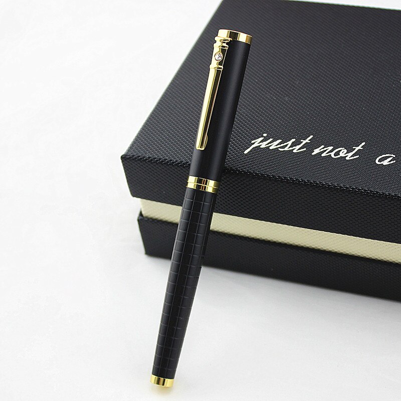 DIKA WEN 8035 Red Senior Extra Fine Fountain Pen with 0.5 mm Nib for Ink Pens: T