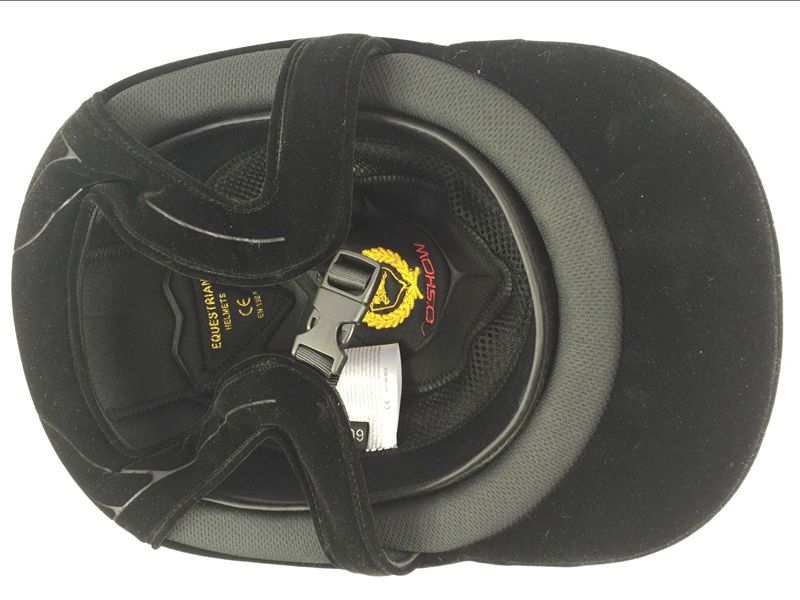 Equestrian Horse Riding Safety Helmet Breathable Durable Unisex Half Cover flocking ABS Polyfoam CE Aproved