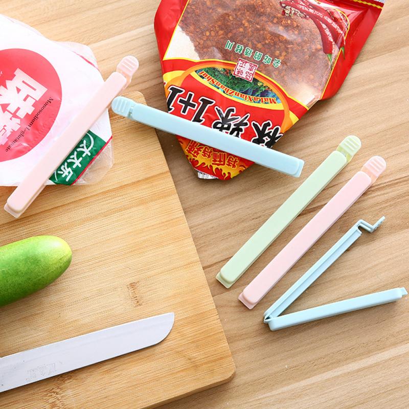 Plain Color Sealing Clip 5 Pack Food Preservation Sealing Clip Small Plastic Bag Snack Bag Sealing Clip
