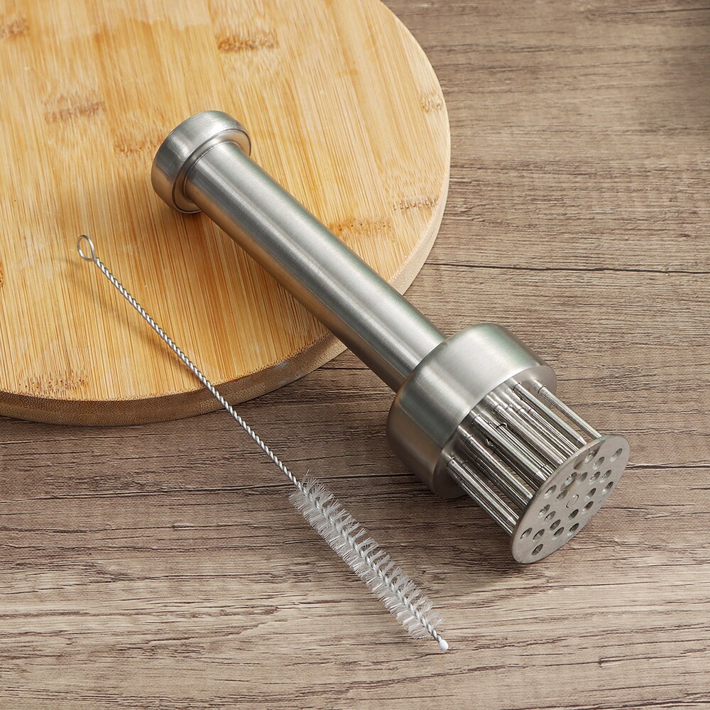 Kitchen Cooking Tools Meat Tenderizer Tool Pounder Gadgets Stainless Steel Steak Hammer Mallet Needle Loose Household Pork Chop