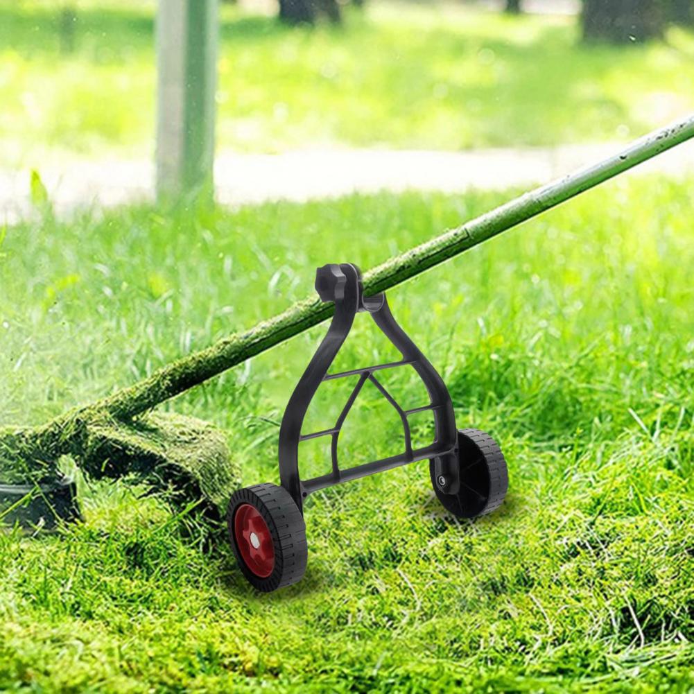 Hjul til gressklipper, ergonomiske stativhjul til gressklipper, justerbare støttehjul til gressklipper, for trimmer til snor