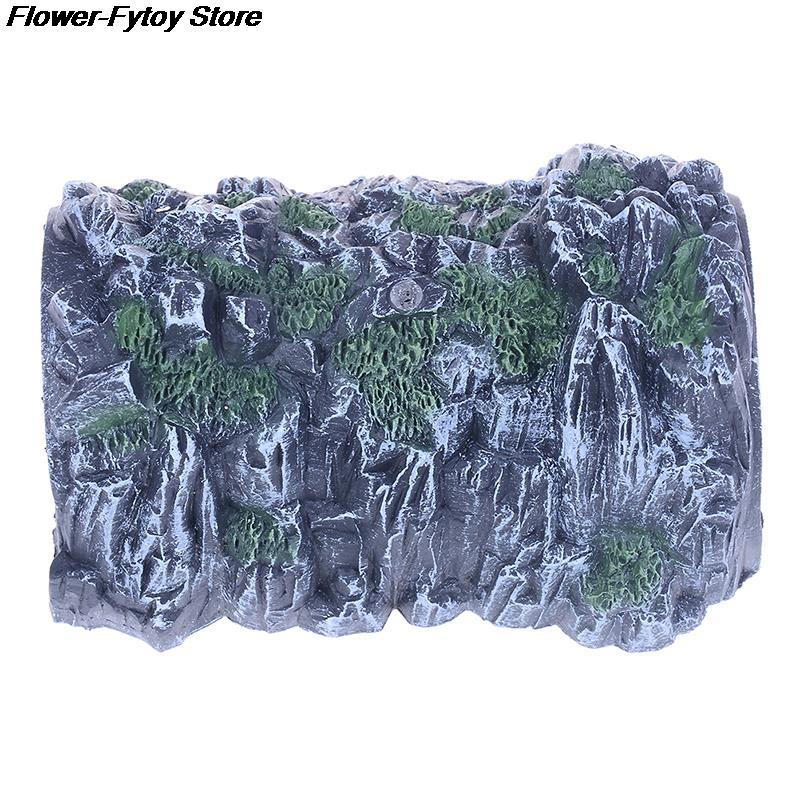 Cave Model 1:87 Scale DIY Sand Table Model Railway Train Tunnel Garden Miniatures Figurines Art Crafts For Home Decor