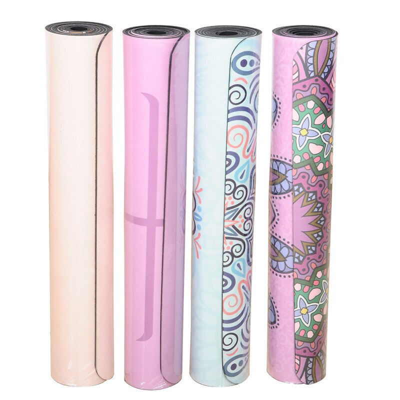 AMYOGA Yoga Mat - 183x61cm - TPE, Suede, Natural Rubber - Non-slip, Sweatproof, Body Alignment