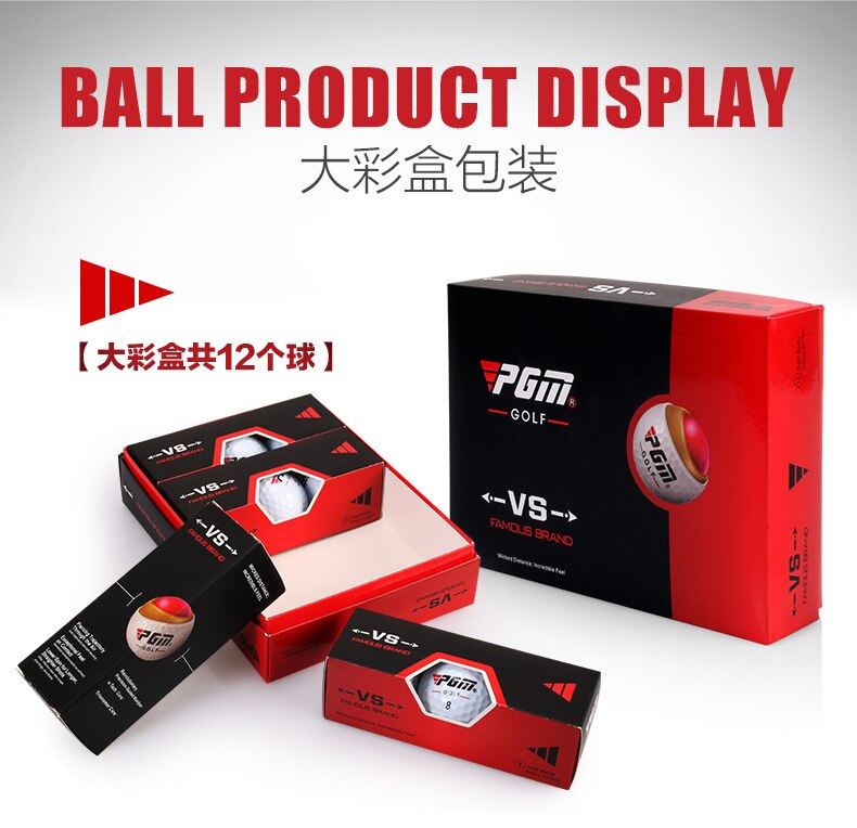 3 layers Golf Ball for the game high-elastic golf competition ball 12pcs/set